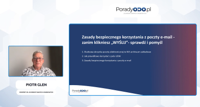 Bezpieczne korzystanie z poczty e-mail – podstawowe zasady ochrony danych osobowych